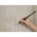 Green Oval Mason’s Pencil 30cm / 10pcs