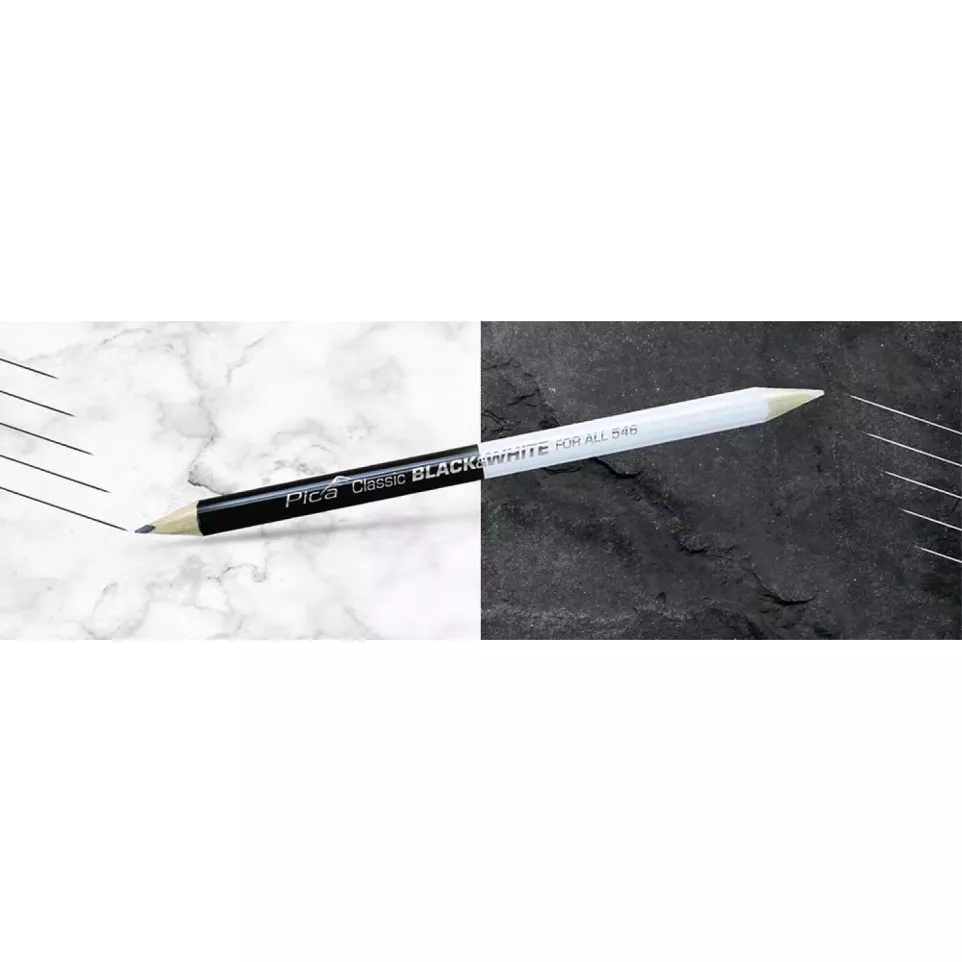 Universal Pencil 23cm - white / black...