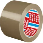 Tesa ruban adhésif d'emballage premium, ft. 75 mm x 66 m, PVC, Havana
