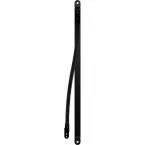 Recessed Cable Grommet with 210mm Spring 110° Opening Black per piece