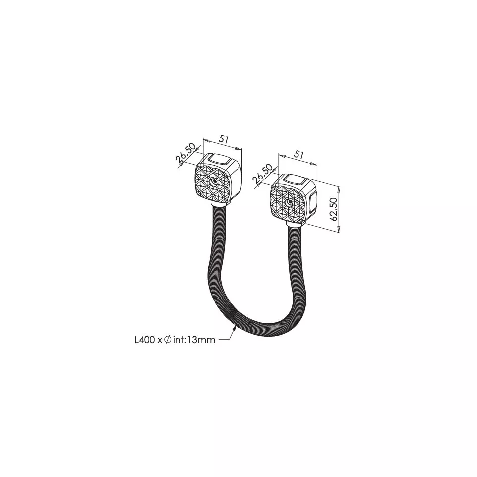 Passe-câble - diam interne 13mm -...