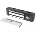 Surface-Mount Electromagnetic Lock – 550 daN – 12/24V – Black Finish – per piece