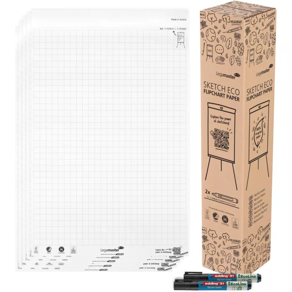 Legamaster flipchartpapier Sketch...