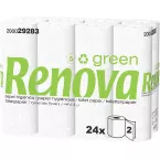 Renova Green Toilet Paper 2-Ply 130 Sheets Pack of 96 Rolls