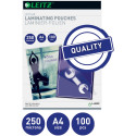 Leitz Laminating Pouches A4 500 Microns (2 x 250 Microns) Pack of 100