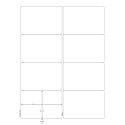 Q-Connect White Labels Rounded Corners 99.1 x 67.7 mm 100 Sheets 8 Labels per Sheet