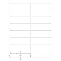 Q-Connect Multipurpose Labels White Rounded Corners 99.1 x 33.9 mm 100 Sheets 16 Labels per Sheet