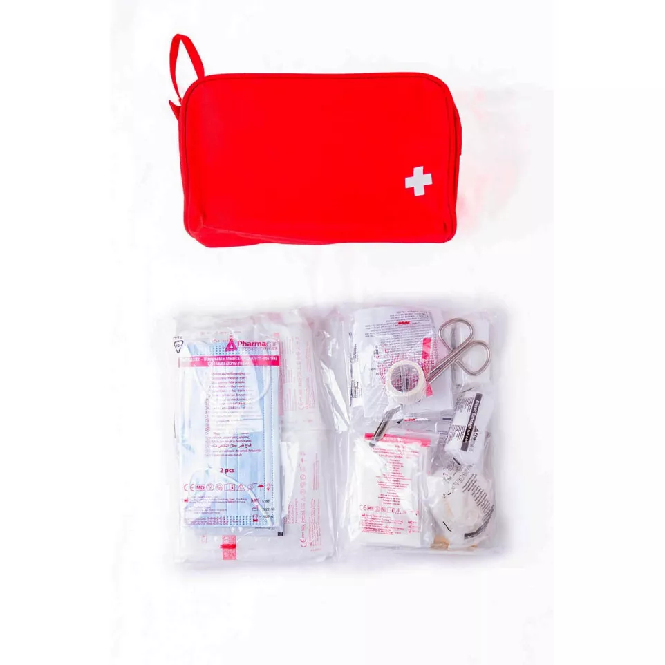 Fixfirst verbandtas DIN 13164, rood