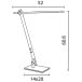 Unilux Lumilight LED Desk Lamp Black