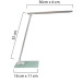 Unilux bureaulamp Popy, wit