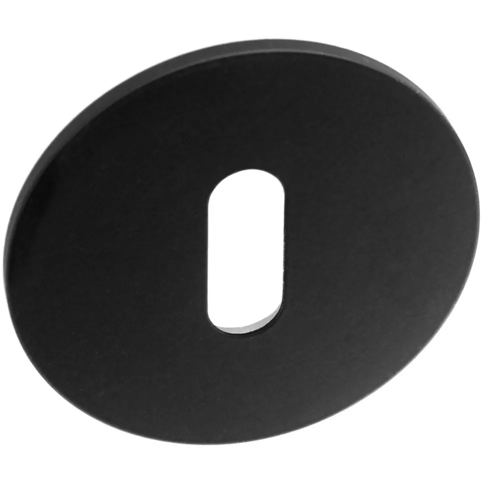 Pair of BB keyhole escutcheons, Ø...
