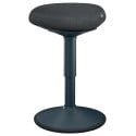 Leitz Ergo tabouret Assis actif avec assise confortable, gris foncé