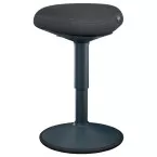 Leitz Ergo tabouret Assis actif avec assise confortable, gris foncé