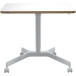 Leitz Ergo Zit/Sta bureau, ft blad 80 x 60 cm, manueel, mobiel