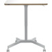 Leitz Ergo Zit/Sta bureau, ft blad 80 x 60 cm, manueel, mobiel
