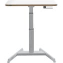 Leitz Ergo bureau assis/debout, petit, électrique, sur pied
