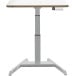 Leitz Ergo bureau assis/debout, petit, électrique, sur pied