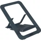 Leitz Ergo Adjustable Multi-Angle Laptop Stand Aluminum Grey