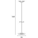 Unilux portemanteau Aurora, blanc/vert