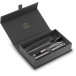 Parker IM Fountain Pen and Ballpoint Pen Duo Set Gift Box with Case Silver