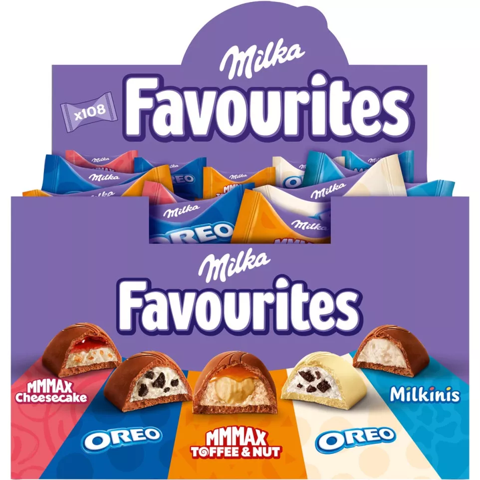 Milka Favourites chocolade, doos van...