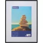 MAULart cadre-photo, cadre en plastique, ft 30 x 40 cm, noir