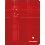 Clairefontaine cahier Metric, ft 16,5 x 21 cm, quadrillé 5x5 mm, rouge