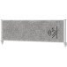 MAULconnecto office partition 160x50 cm dark grey with silver frame