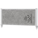 MAULconnecto cloison, ft 120x50 cm, gris foncé, cadre argent