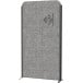 MAULcocoon cloison, ft 100x180 cm, gris, cadre anthracite, sur pieds