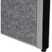 MAULconnecto cloison, 1 x tableau blanc, 1 x en liège, 1 x gris foncé, cadre argent, sur pieds