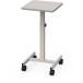 MAUL projectietafel, grijs, ft 38 x 38 cm, h 64-100 cm