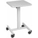 MAUL table de projecteur, gris, ft 38 x 38 cm, h 64-100 cm