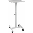 MAUL table de projecteur, gris, ft 38 x 38 cm, h 64-100 cm