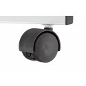 MAUL projectietafel, grijs, ft 38 x 38 cm, h 64-100 cm