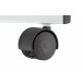 MAUL table de projecteur, gris, ft 38 x 38 cm, h 64-100 cm