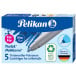 PELIKAN RECHARGE POUR PELIKANO/TWIST, BLEU, BOÎTE DE 5 PIÈCES