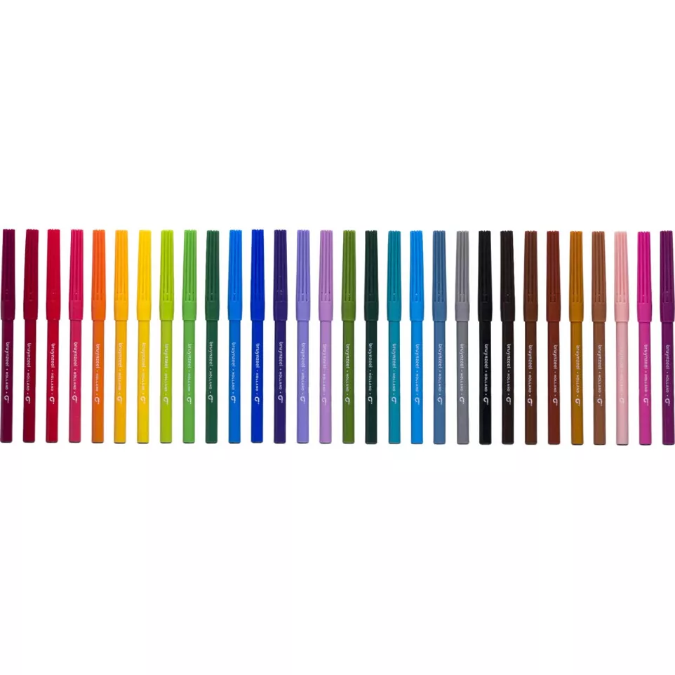 Bruynzeel Felt Tip Markers Set of 30