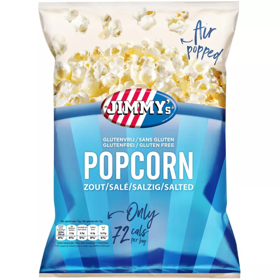 Jimmy's Popcorn, salé, sachet de 17 g