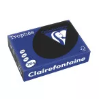 Clairefontaine Trophée Pastel, papier couleur, A4, 210 g, 250 feuilles, zwart
