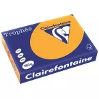 Clairefontaine Trophée Pastel Colored Paper A4 160 gsm 250 Sheets Clementine