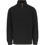 Sweater met halve rits -...