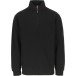 Sweater met halve rits - Vigor - zwart - Herock - L / pce
