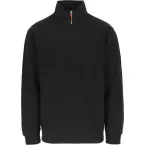 Sweater met halve rits - Vigor - zwart - Herock - L / pce