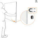 Nobo Infinity Frameless Magnetic Whiteboard 1200x900mm