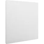 Nobo tableau blanc modulaire sans cadre, acier, magnétique, 45 x 45 cm