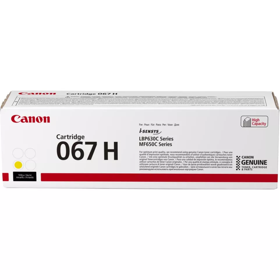 Original Canon 067H Yellow Toner...