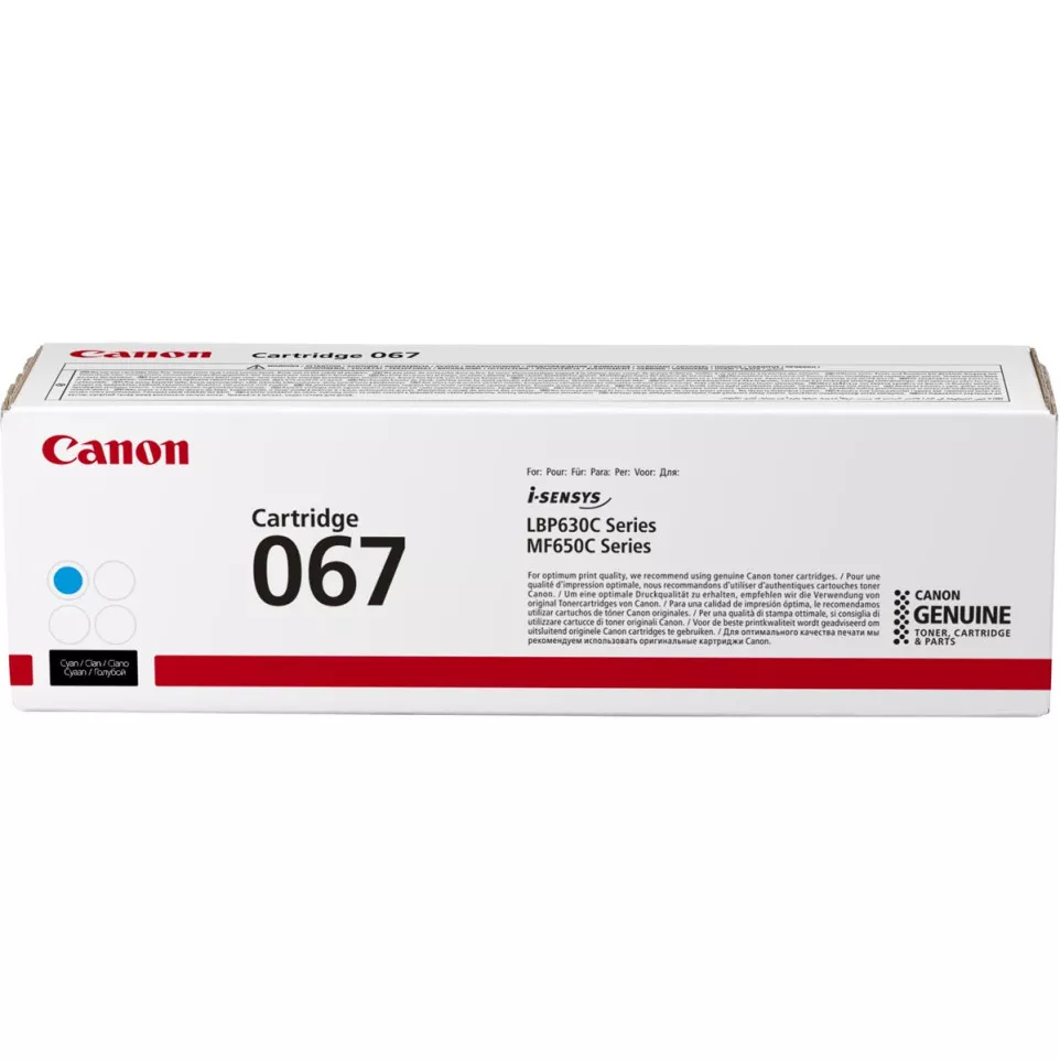 Canon toner 067, 1.250 pages, OEM...