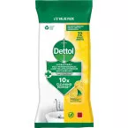 Dettol lingettes nettoyantes citron, paquet de 72 pièces