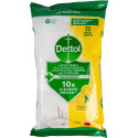 Dettol Cleansing Surface Wipes Lemon Pack of 72